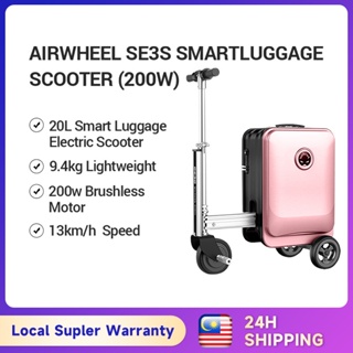 Airwheel SE3S Smart Rideable Suitcase Electric Luggage Scooter For Travel  (pink)