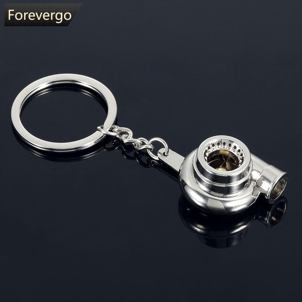 FOREVERGO Auto Car Turbo Sleeve Turbo Keychain Spinning Turbine Key ...