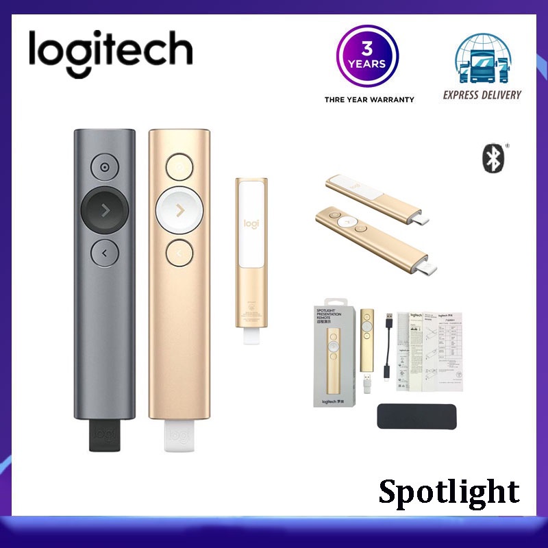 Logitech SPOTLIGHT Presentation Remote Circular laser pointer remote