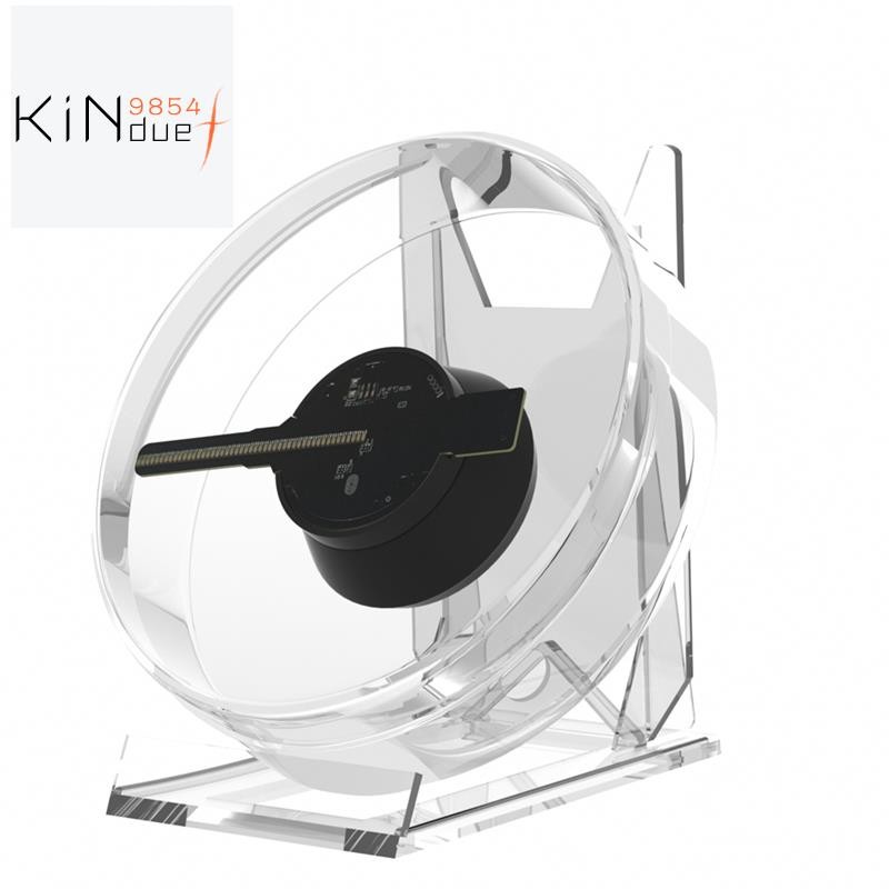 3D Fan Hologram Projector Desktop LED Sign Holographic Lamp Player ...