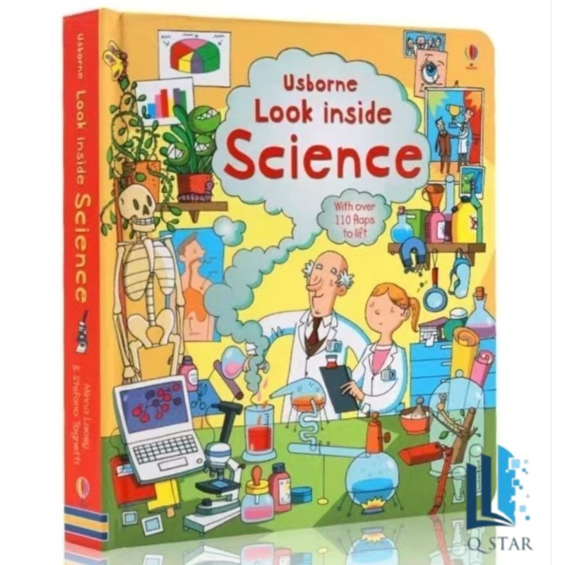 Science/Usborne Look Inside Flip Book/Kids Story Book | Shopee Malaysia