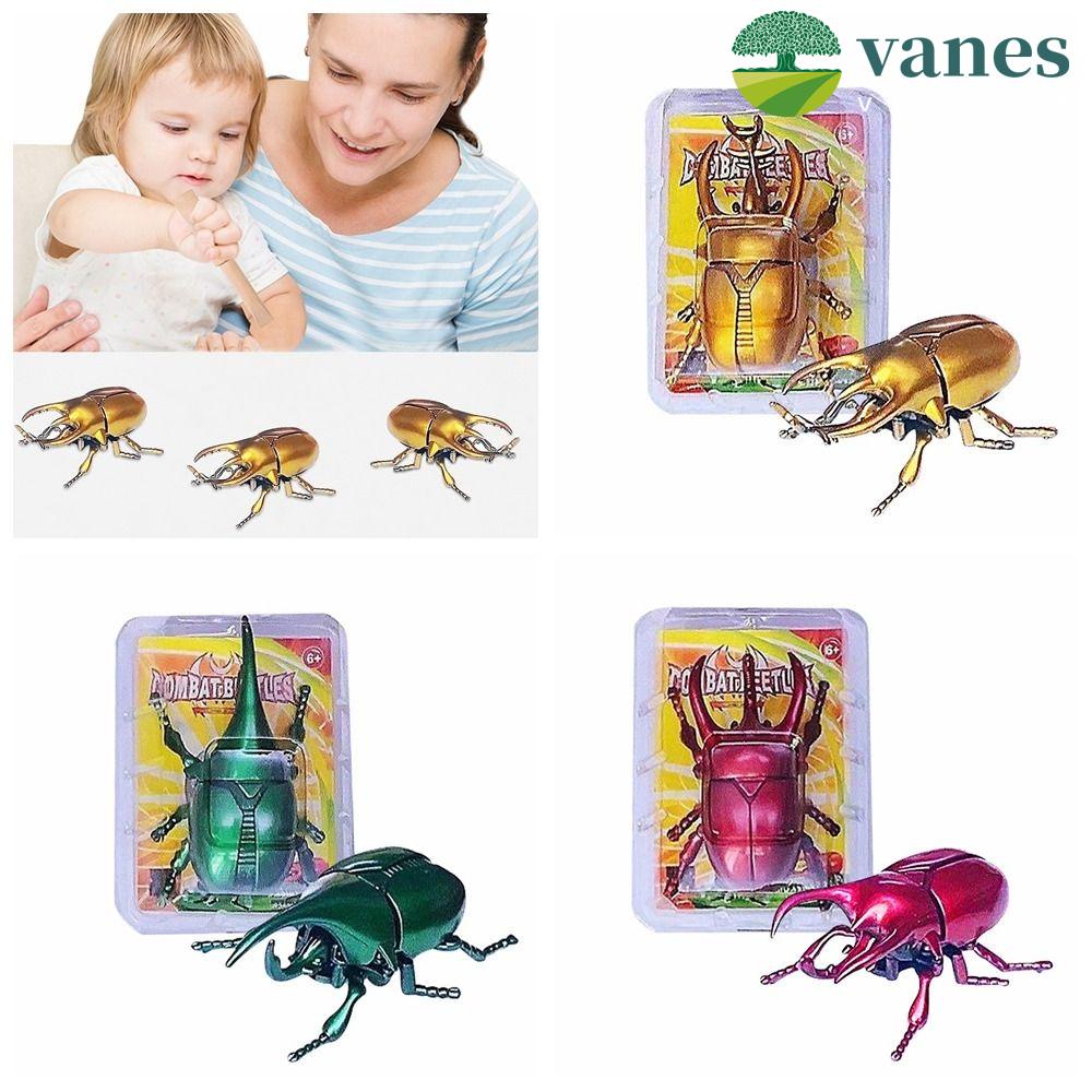 VANES Wind Up Beetle Toys, Plastic Cement Realistic Insect Figures