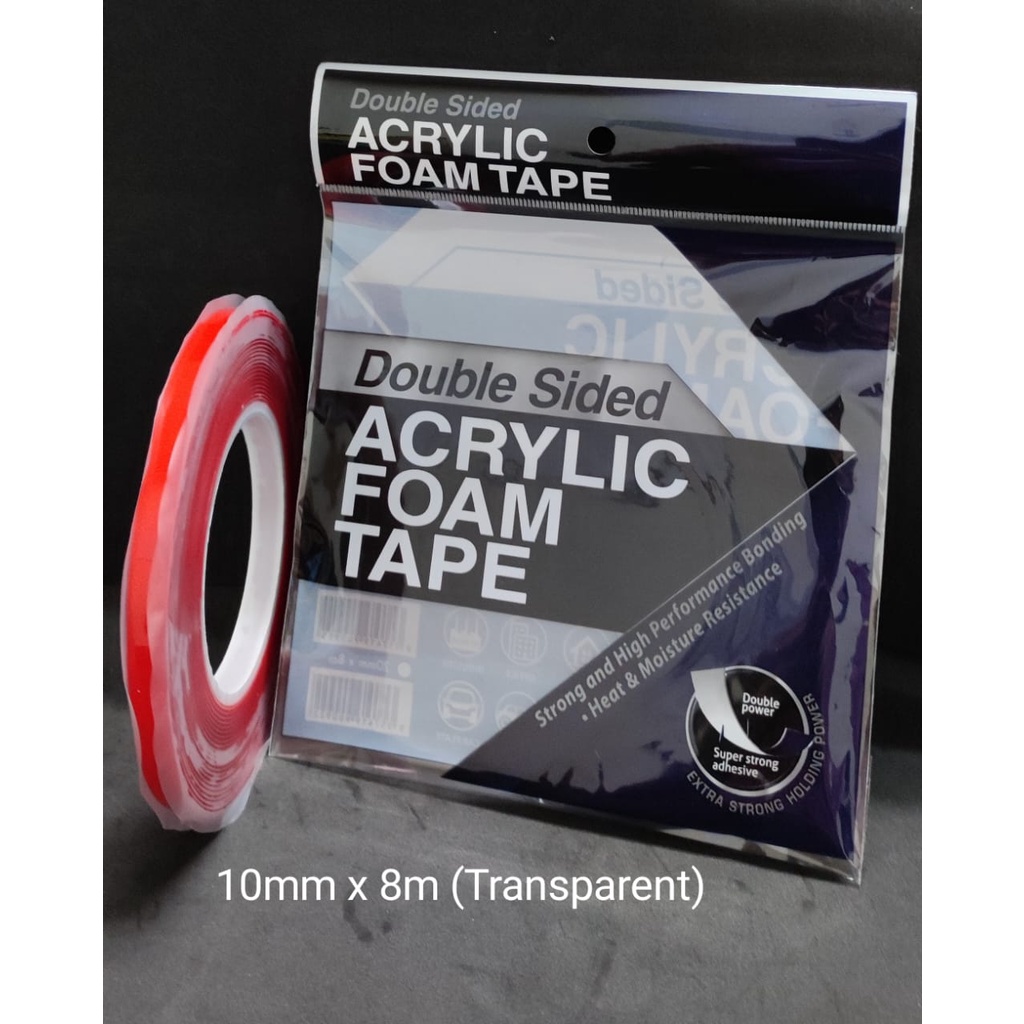 thumbnail interactive-video image 1 of Clear Tape Jackwood 33 Feet Acrylic Double Sided Heavy Duty Mounting Double Sided Tape 1 of 11