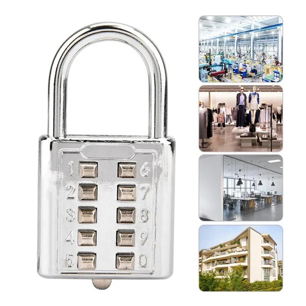 10-key Digital Key Code Lock Password Lock For Drawer Luggage Anti ...