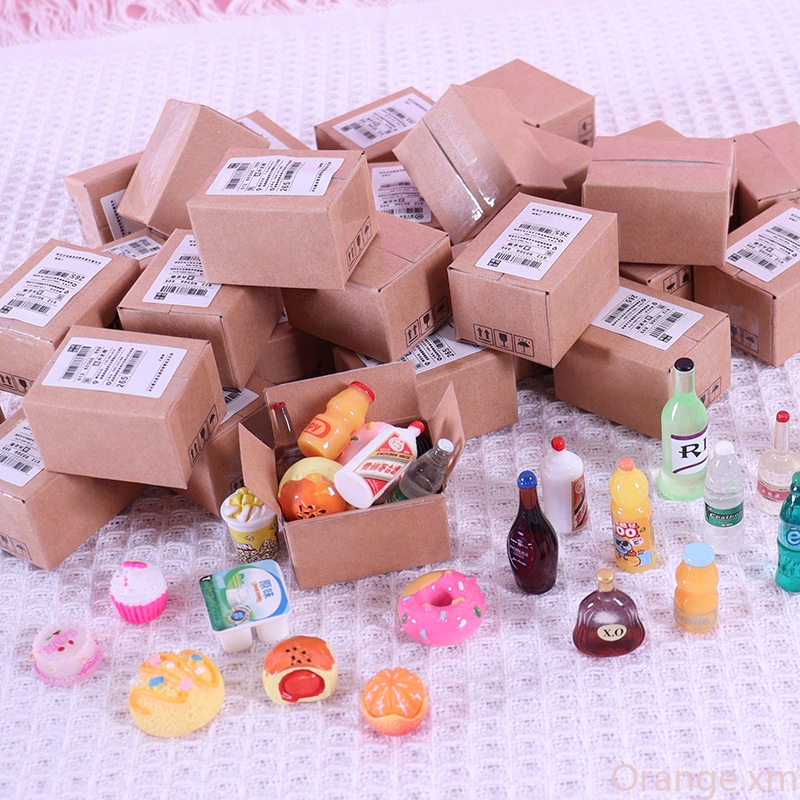 【Hot】DIY Miniature ToysPlay Blind Bag Box Mixed Mini Supermarket Blind ...