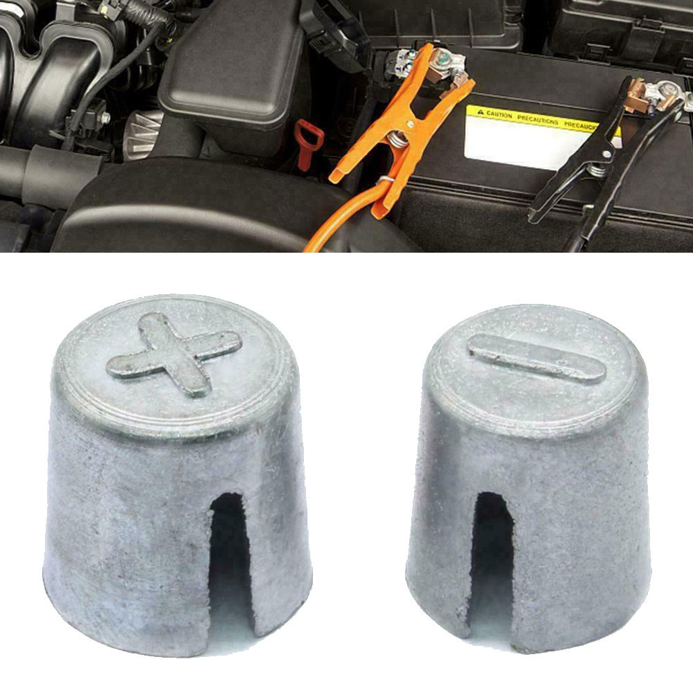 (BTGL) 1 pair Car Battery Terminal Post Adaptors Positive Sleeves Shim