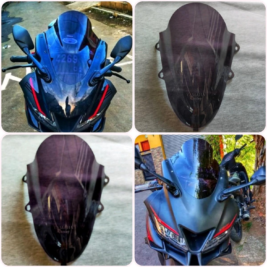 Visor Yamaha r15v3 windshield Yamaha r15v3 motorbike visor R15 V3 ...