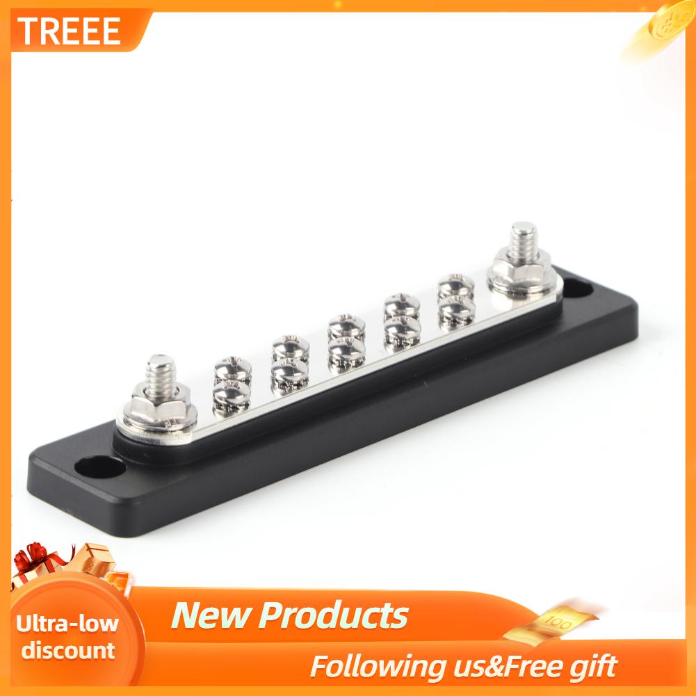 Treee 10 Terminals 150A Electric Bus Bars Terminal Block Power Supply Ground Shopee Malaysia