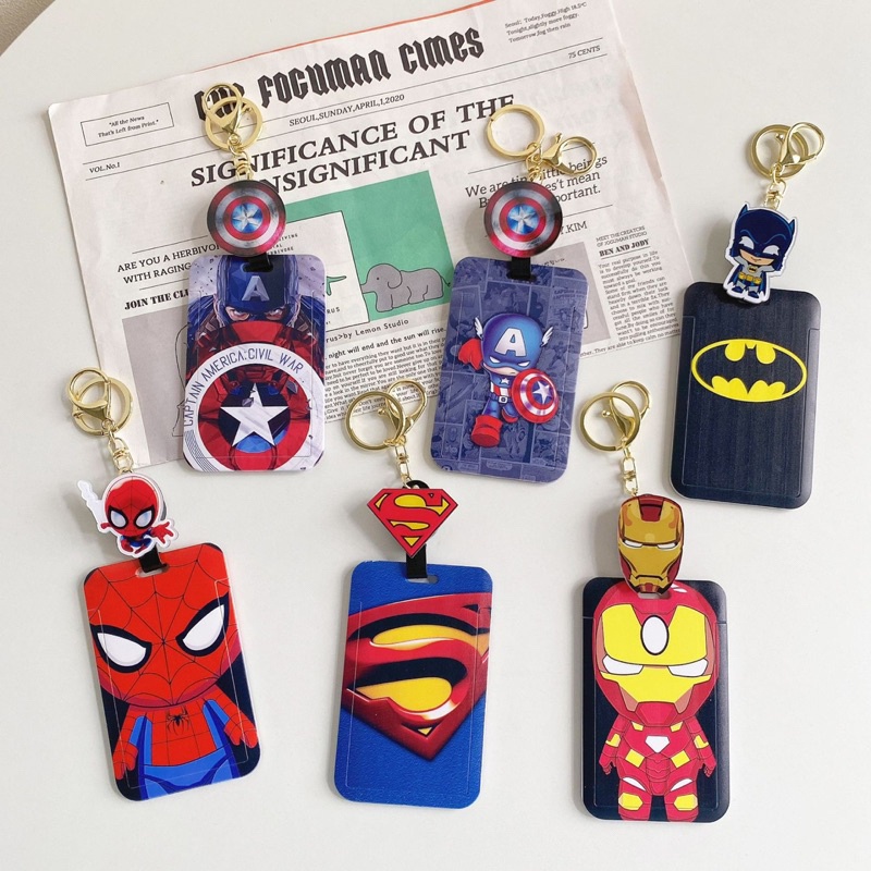 Marvel Card Holder Identity Badge With Lanyard Card Bus ID Holder With ...