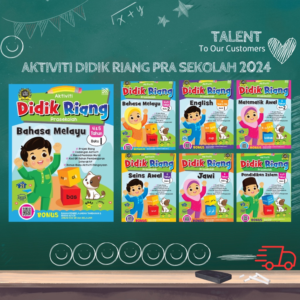 [TALENT] Buku Aktiviti Prasekolah : Didik Riang ( 4&5 Dan 6 Tahun ...