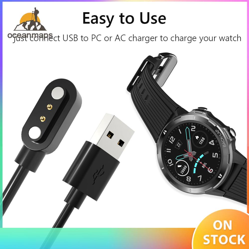 TiMOVO Smart Watch Charger Compatible With YAMAY Letsfit VeryFitPro, Magnetic USB