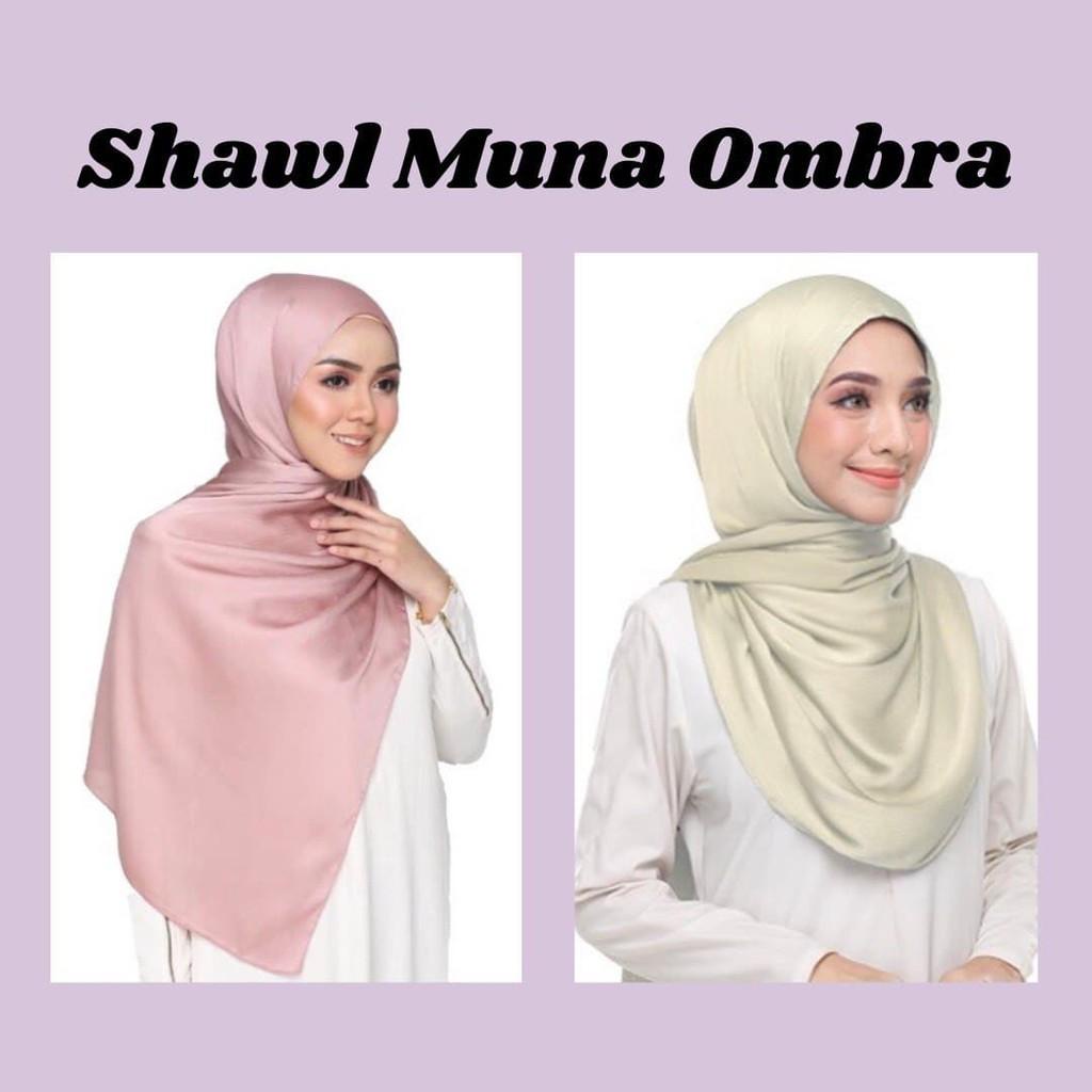 shawl satin muna ombra