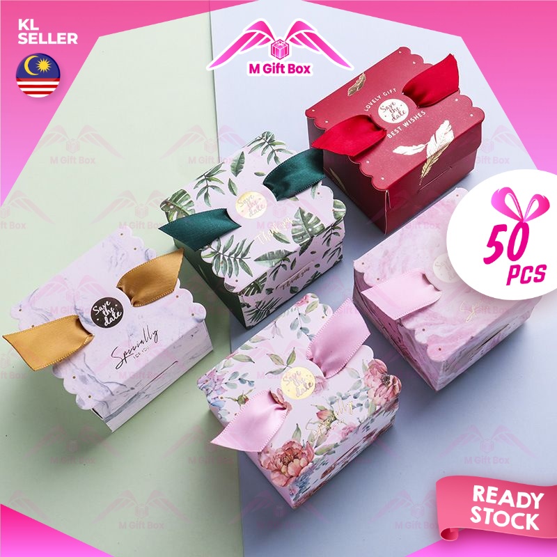 [50pcs] Kotak Telur Wedding Floral Goodies Box Kotak Doorgift Kahwin ...