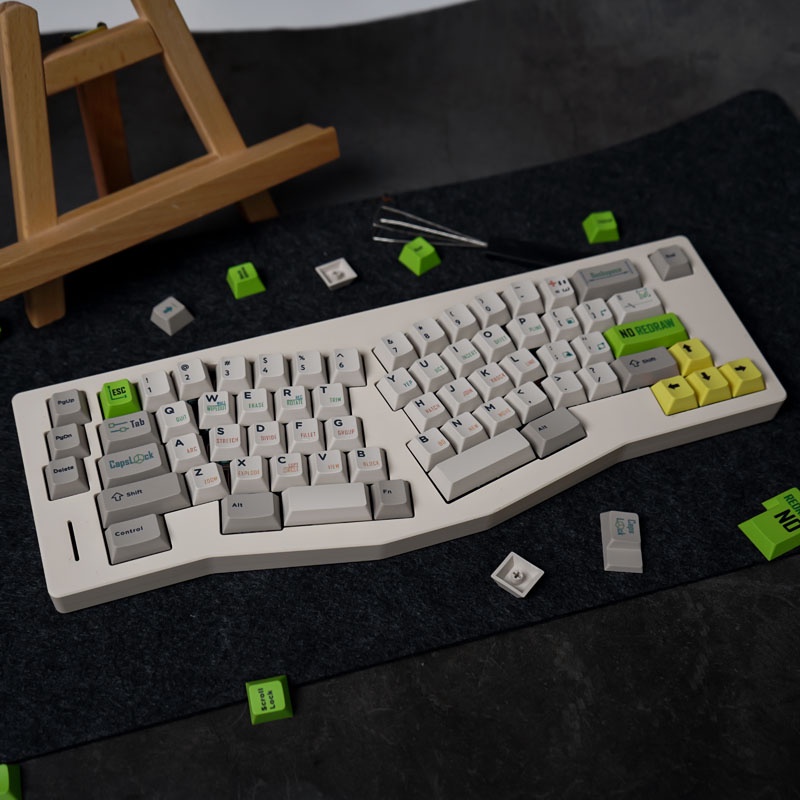 CAD keycaps 169 key mechanical keyboard keycap PBT keycaps dye