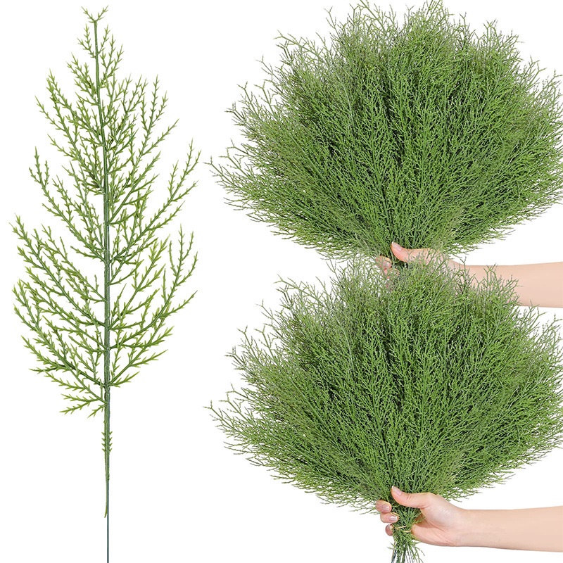 35cm Artificial Green Pine Leaves Christmas Decoration Xmas Tree ...