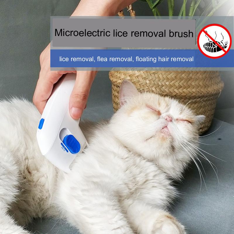 Electric lice remover dog comb dog lice removal flea pet Teddy golden