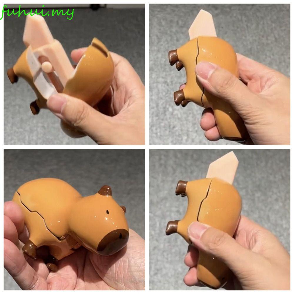 Ahhkawaii】Capybara Anti-Gravity Cartoon 3D Printed Radish Knife Toy