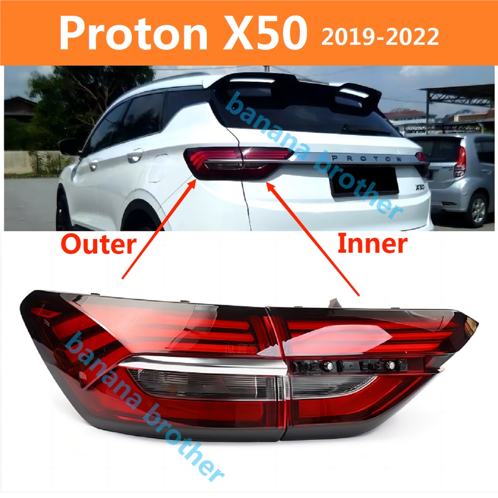 Proton tail lamp X50 tail lamp 19 20 21 22 Taillamp Rear Lamp Tail ...