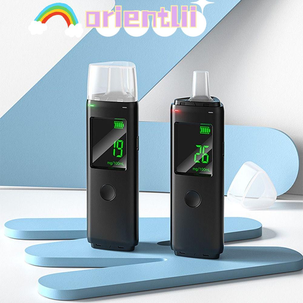 ORIENTLIIY Breathalyzer, Rechargeable LCD Display Alcohol Detector