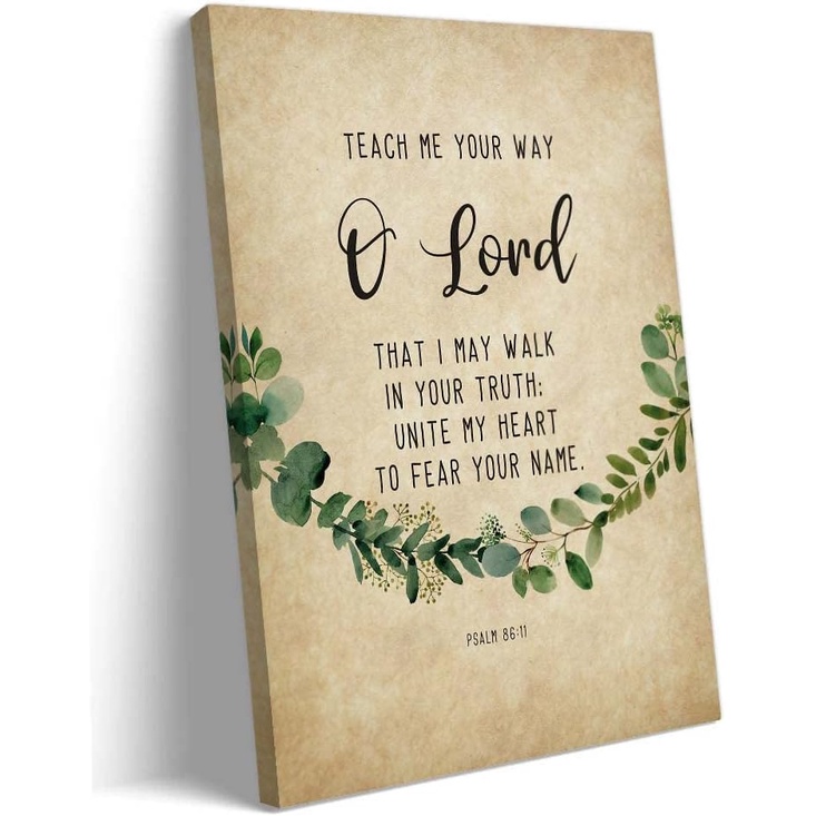 Psalm Bible Scripture Wall Art Bible Verse Posters For Home Paintings ...