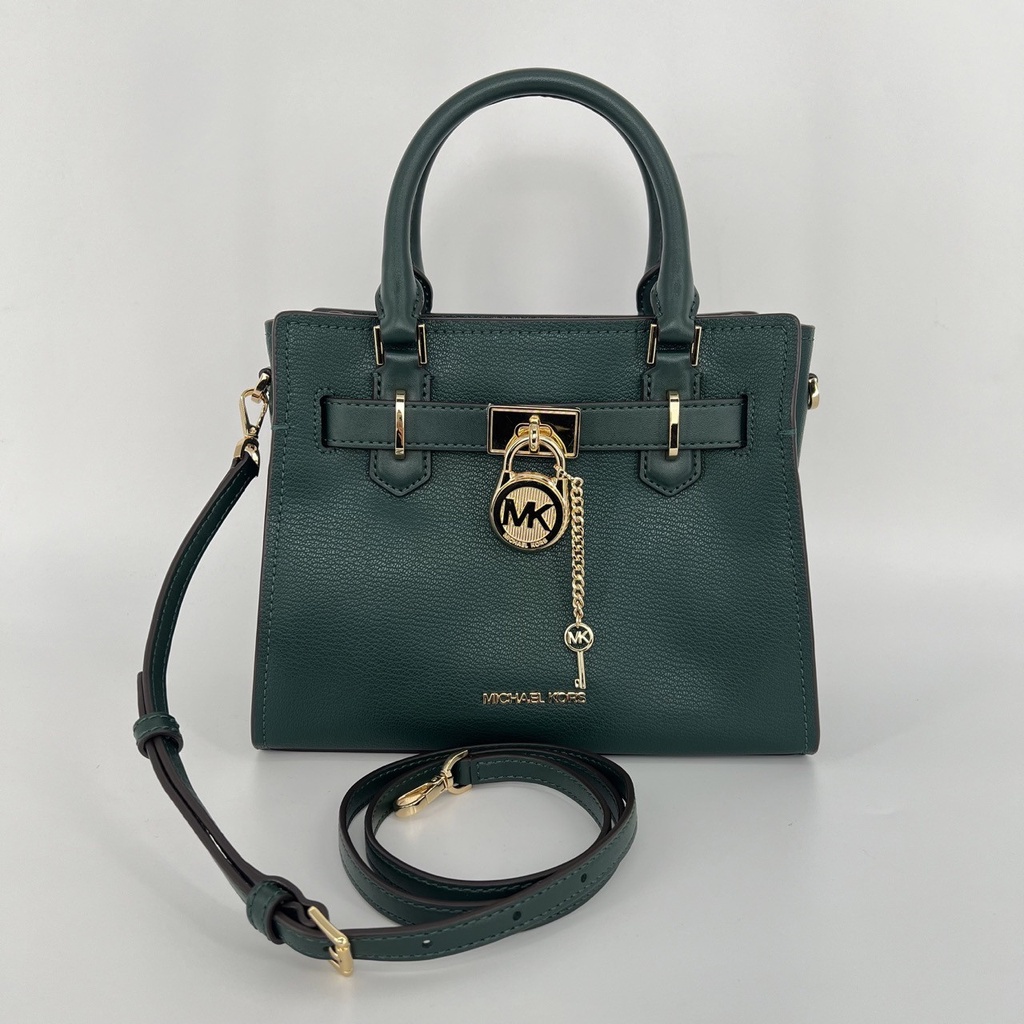 [CLEARANCE] MK Hamilton Small Satchel in Racing Green (35T1GHMS1L ...