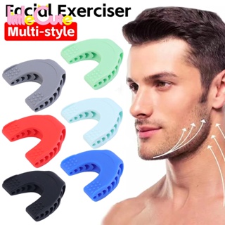 Silica gel facial fitness ball jaw trainer facial toner reduces double chin  relaxation ball gym fitness training jaw simulator facial biting muscle  trainer