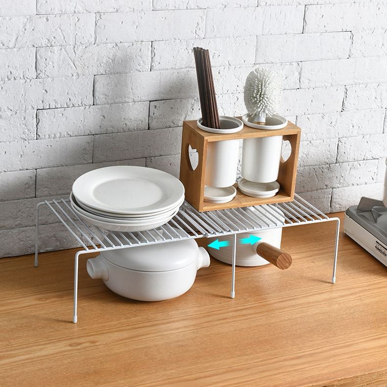 Extendable Kitchen Storage Rack Kitchen Organizer Retractable ...