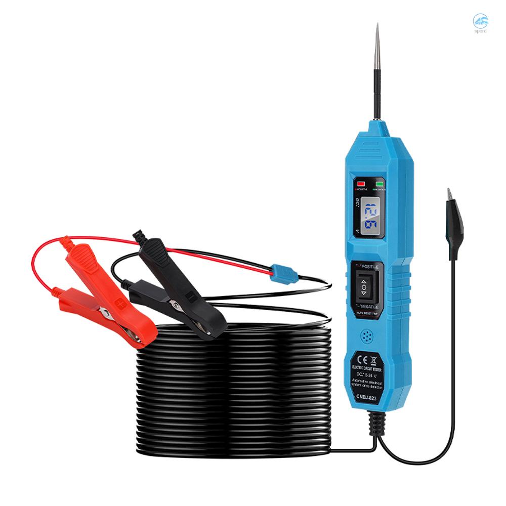 Automotive Circuit Tester Probe With LCD Screen & Flashlight | 3.5V-36V AC/DC For Car Electrical Diagnostics