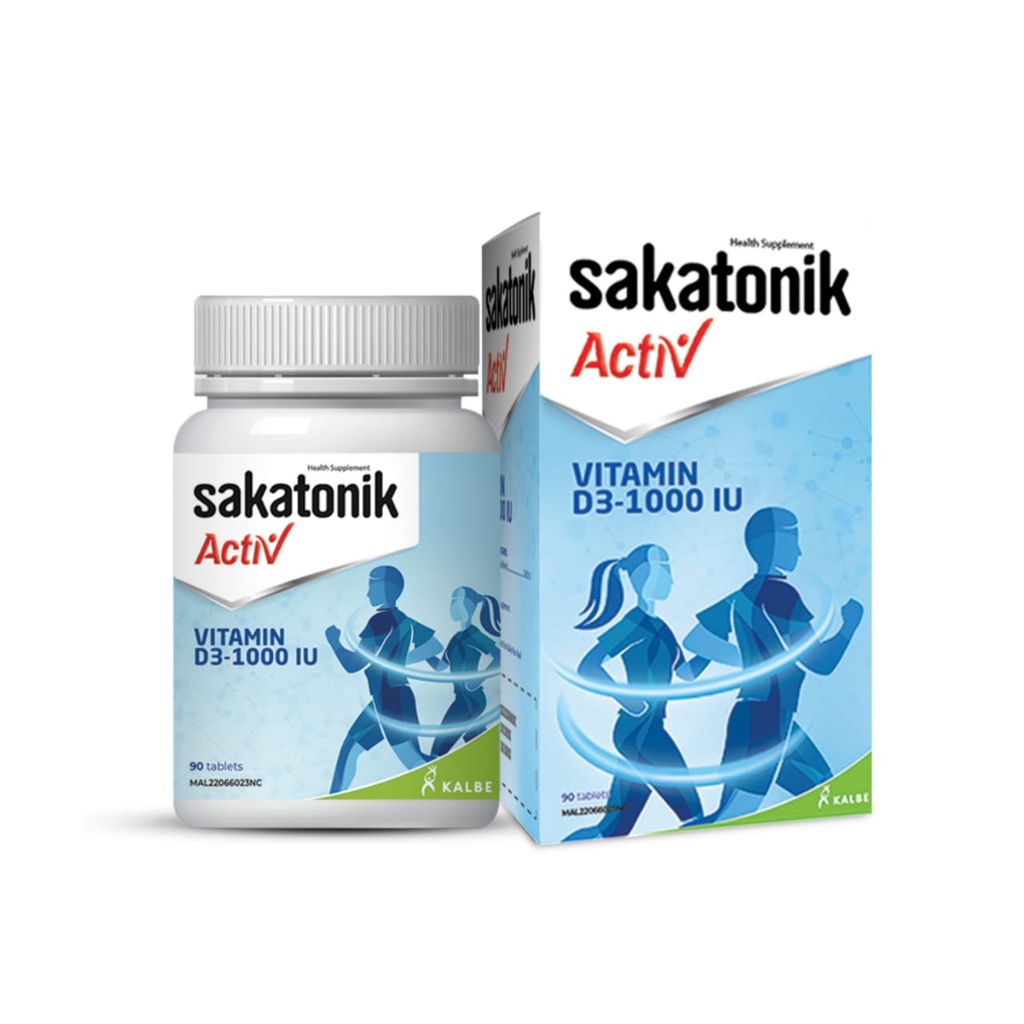 SAKATONIK ACTIV VITAMIN D3-1000IU (EXP:10/2024) | Shopee Malaysia