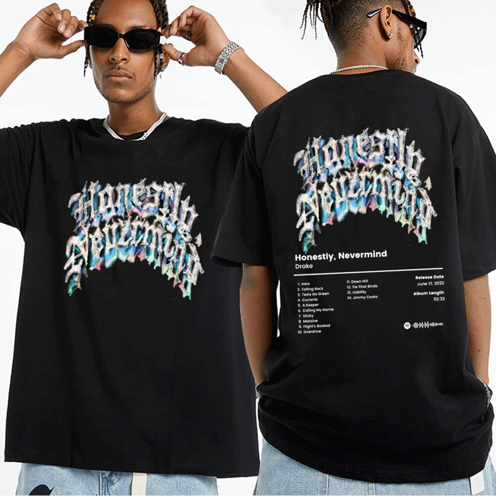T Shirt 2022 New Rapper Drake Music Album Honestly Nevermind T-shirt ...
