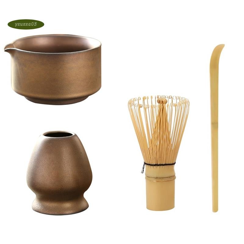 Matcha Tea Set Includes Matcha Bowl with Spout Ceramic Matcha Tool Kit ...