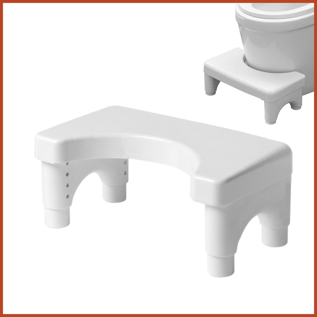 Potty Stool Stable Height Adjustable Step Stools for Toilets Bathroom