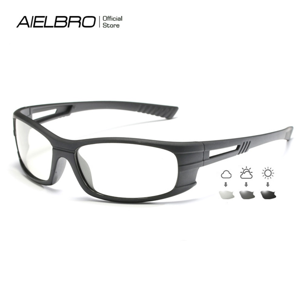 AIELBRO Photochromic Cycling Glasses for Men Polarized Cycling