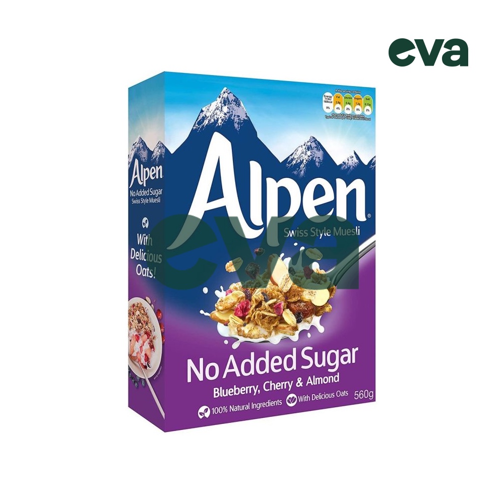[UK MADE] ALPEN NO ADDED SUGAR SWISS STYLE MUESLI 560G Shopee Malaysia