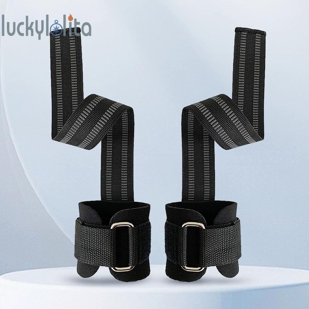 Lifting Wrist Straps Padding Adjustable for Weightlifting Powerlifting