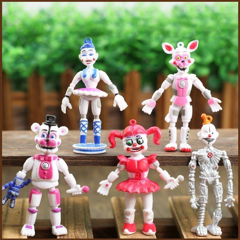 GC6 5pcs FNAF Sister Location Action Figure Ballora Circus Baby Ennard