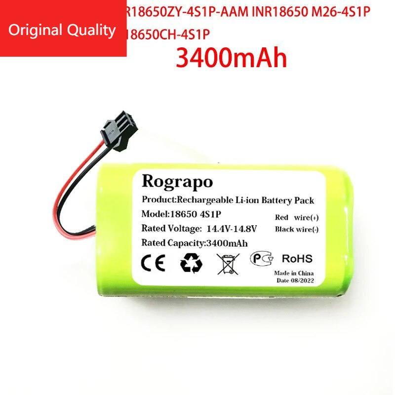 3400mAh/2800mAh UR18650ZY-4S1P-AAM INR18650 M26-4S1P H18650CH-4S1P Li ...