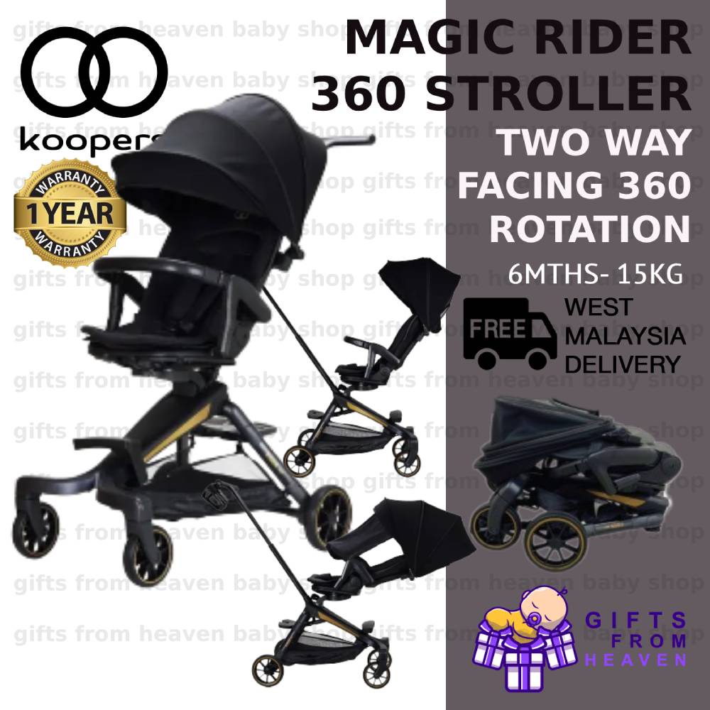 [WM free shipping] Koopers Magic Rider 360 Stroller EN1888 Approved ...