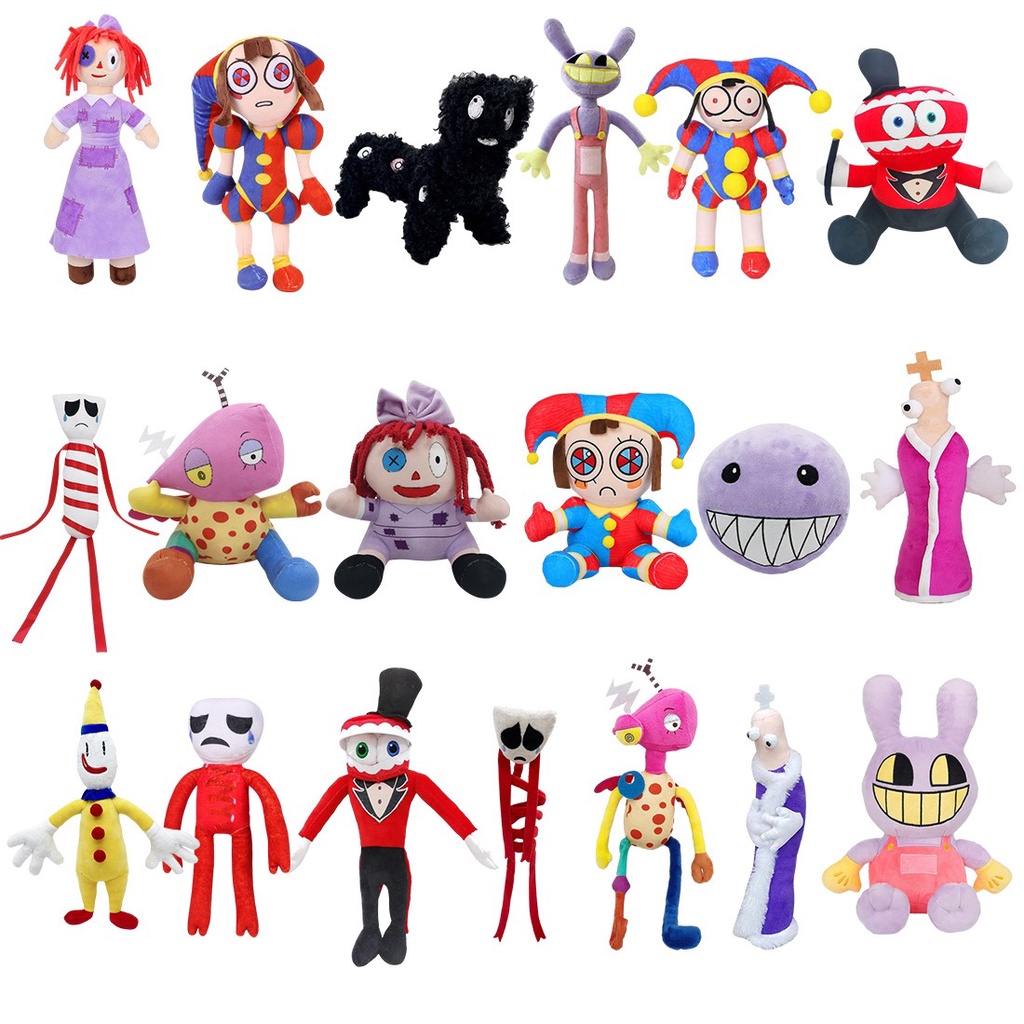 The Amazing Digital Circus Pomni Jax Plush Cartoon Plushie Toys Theater  Rabbit Doll Stuffed Toys Children