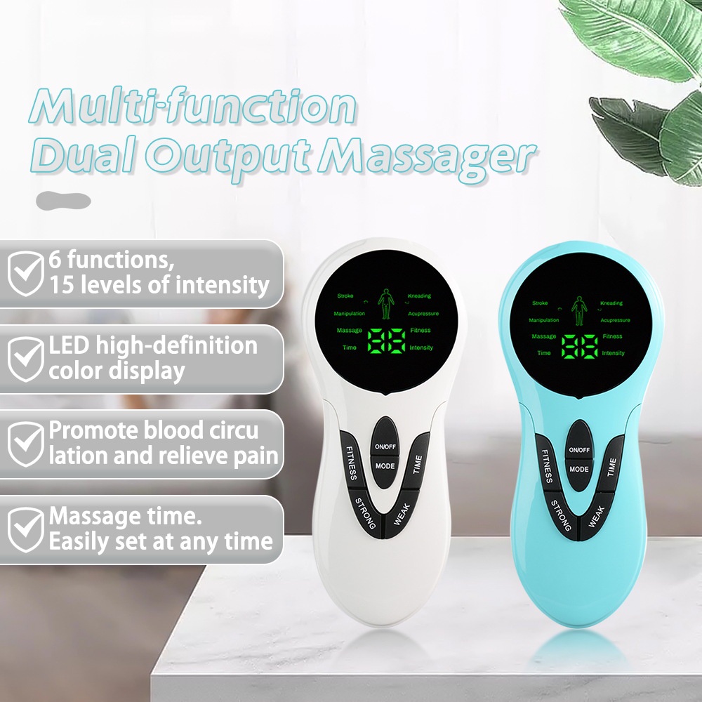 Digital Therapy Machine Full Body Massager Multi Function Dual Output