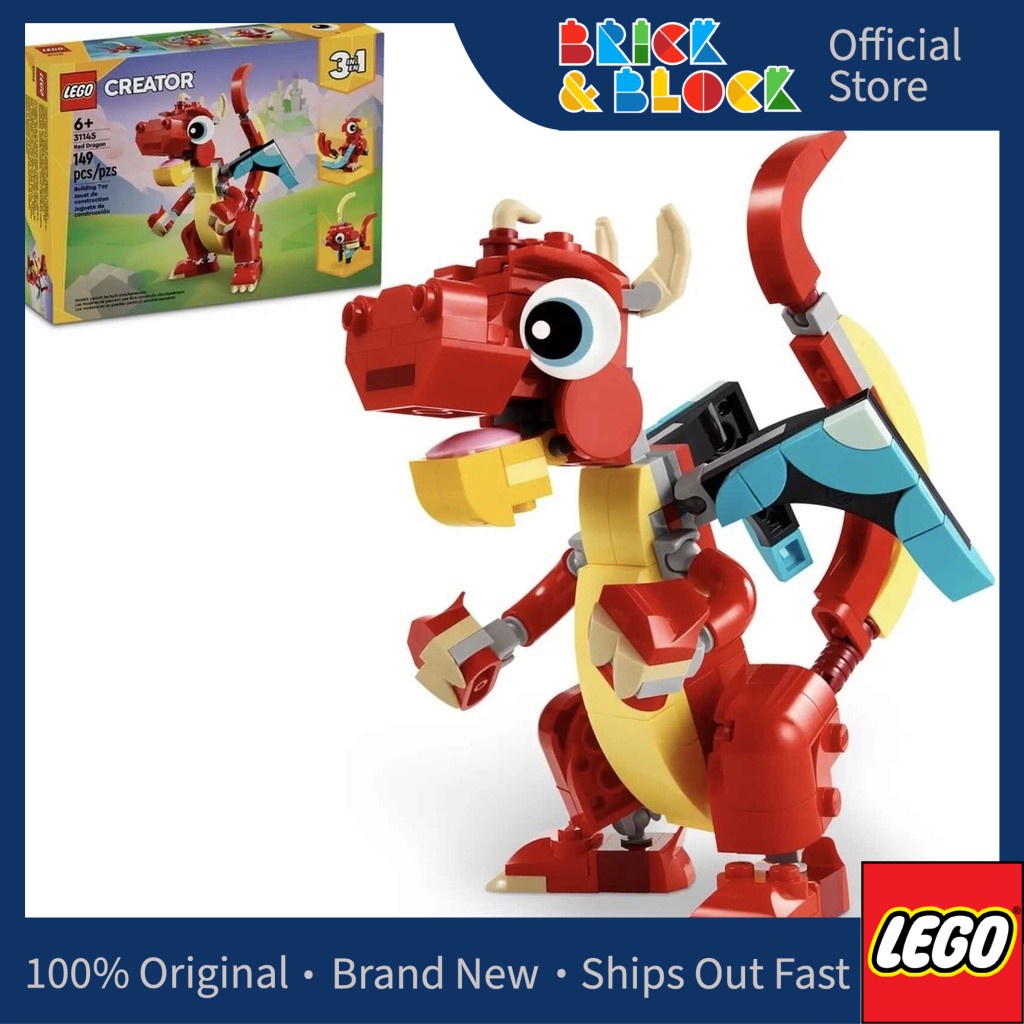 3 in 1 dragon lego set sale