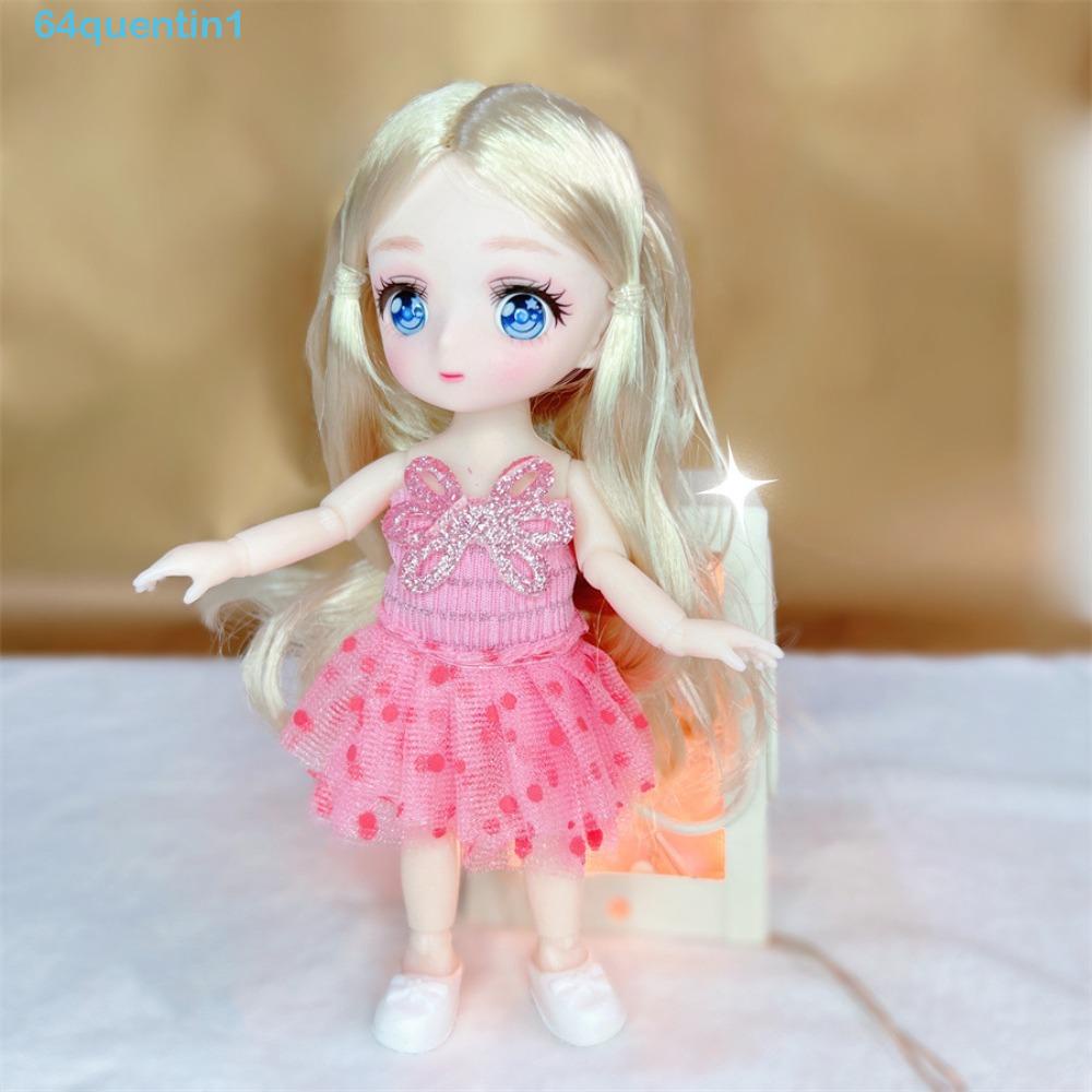 QUENTIN1 Kawaii Bjd Doll, Colorful Ball Jointed Body 16cm Anime Eyes Toys  Dolls, Fashion Lovely Movable Joint Kawaii Cute Bjd Anime Doll DIY Kids Toys  | Shopee Malaysia