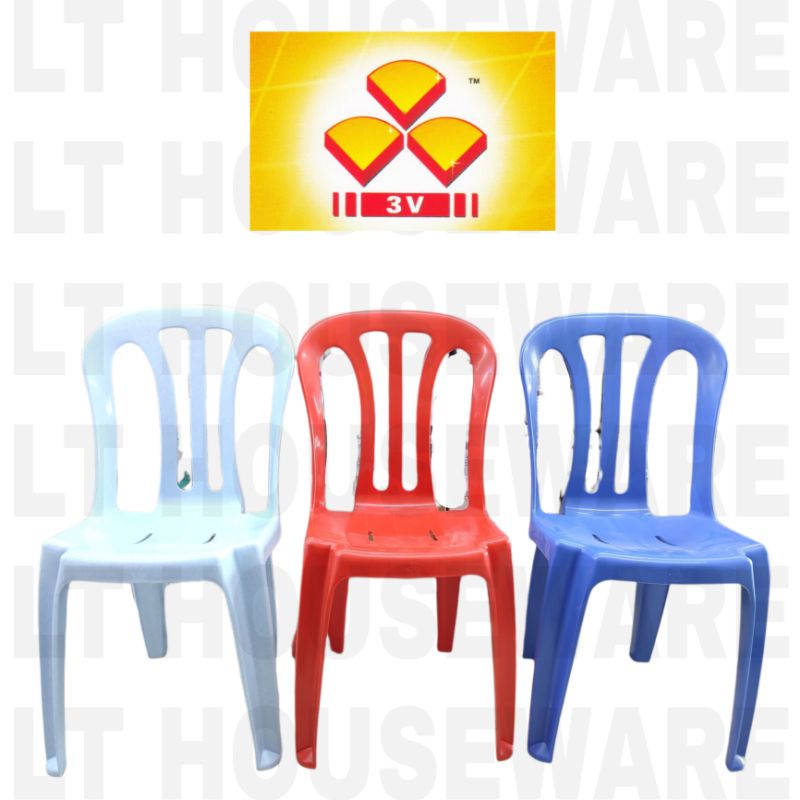 3V LA701 SIDE CHAIR DINNER CHAIR KERUSI PLASTIK 3V PLASTIC CHAIR Shopee Malaysia