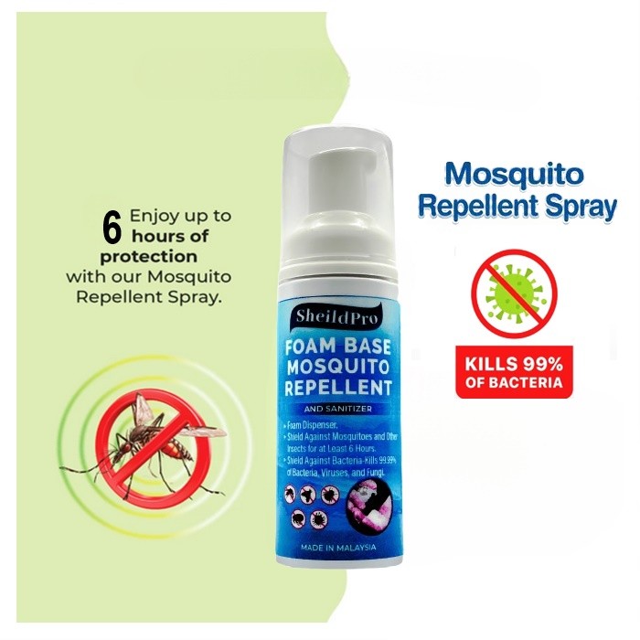 Natural Foam-Based Mosquito Repellent | Effective Dengue Protection ...