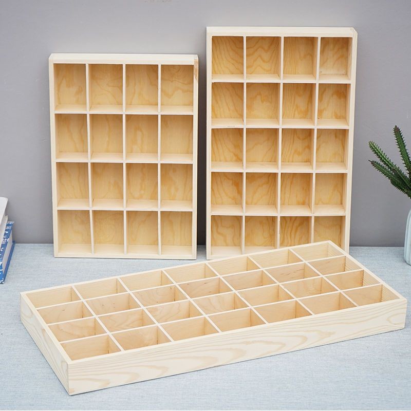 Influencer Solid Wood Storage Box Simple Classification Wooden ...
