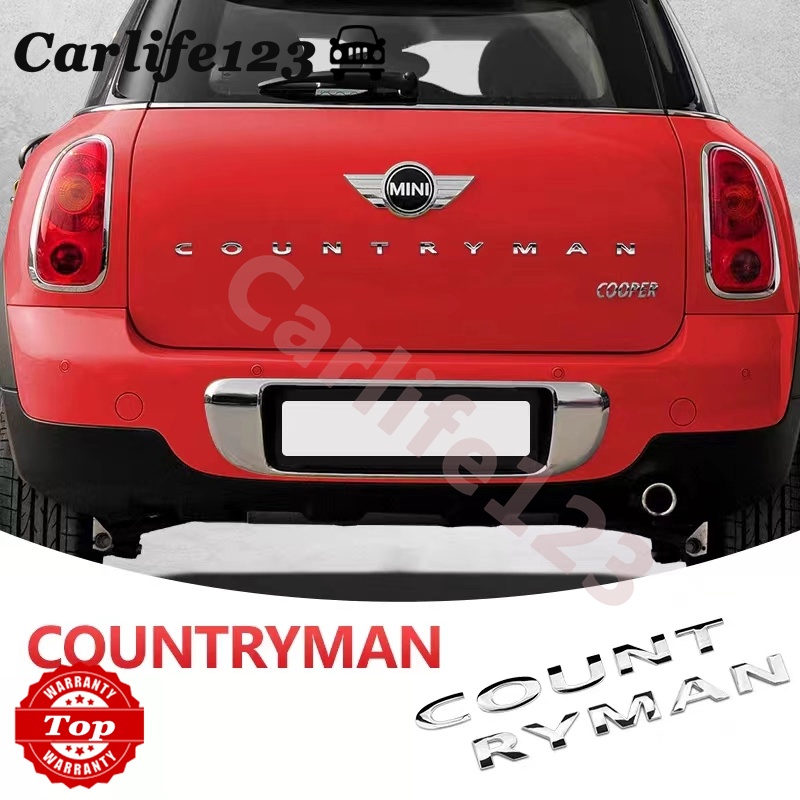 BMW Mini Countryman R60 Metal 3D Stereo Tail Letter Boot Car Rear Trunk ...