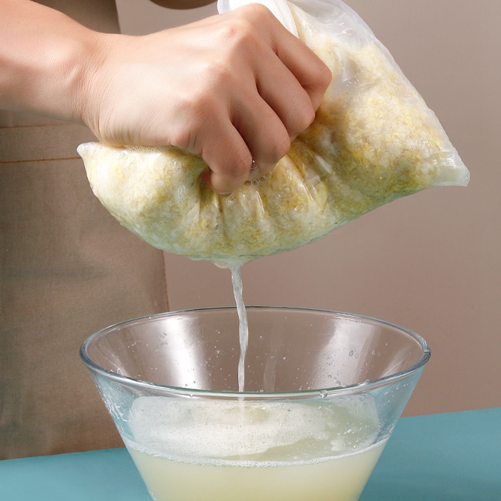 60500 Mesh Kitchen Nut Milk Bags Reusable Nylon Mesh Cheesecloth Bag