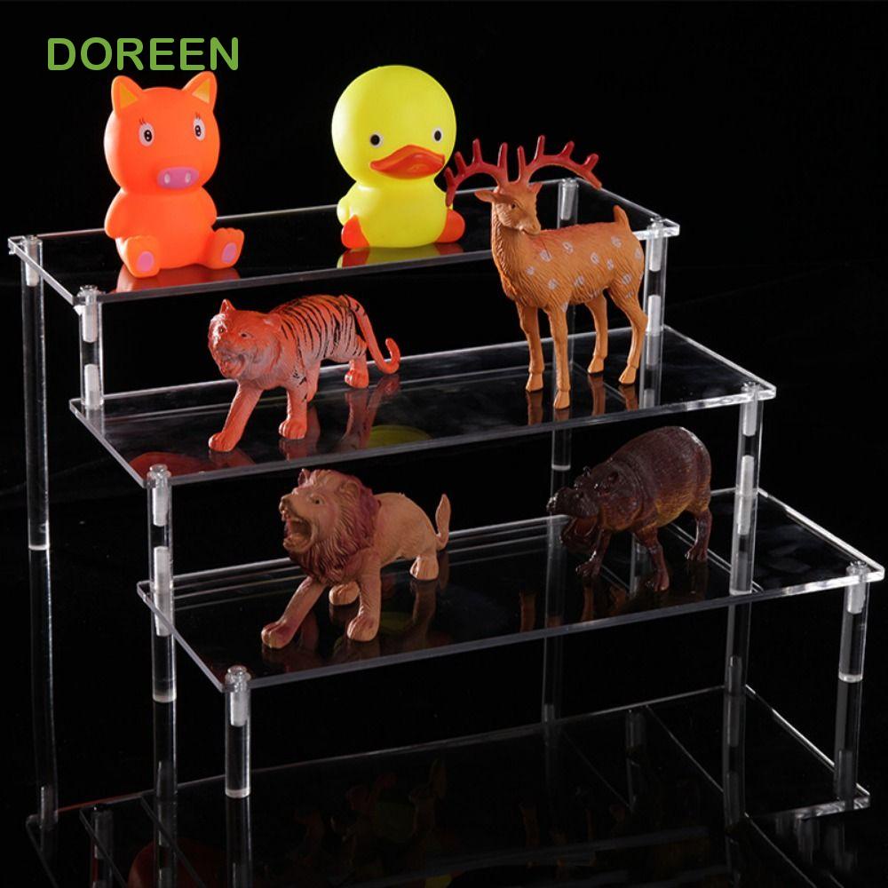 DOREEN Multilayer Storage Rack, Transparent Multifunction Acrylic