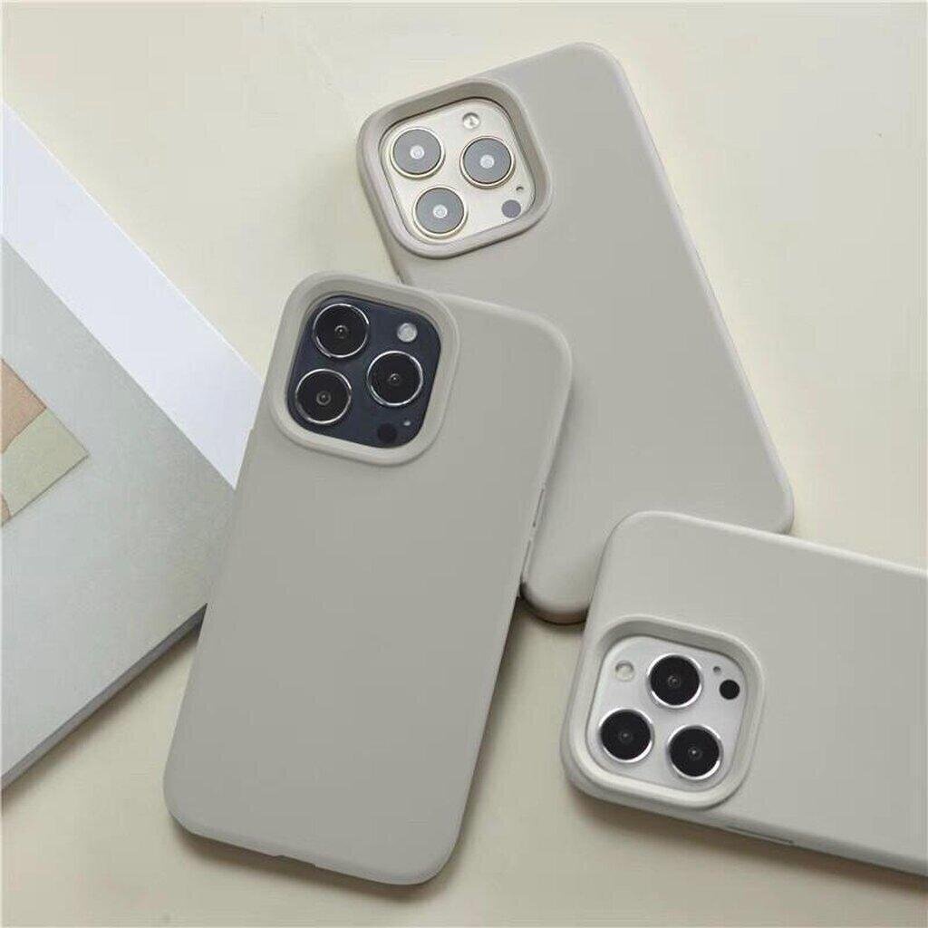 Premium Silicone Case Iphone (Rock Gray) | Shopee Malaysia