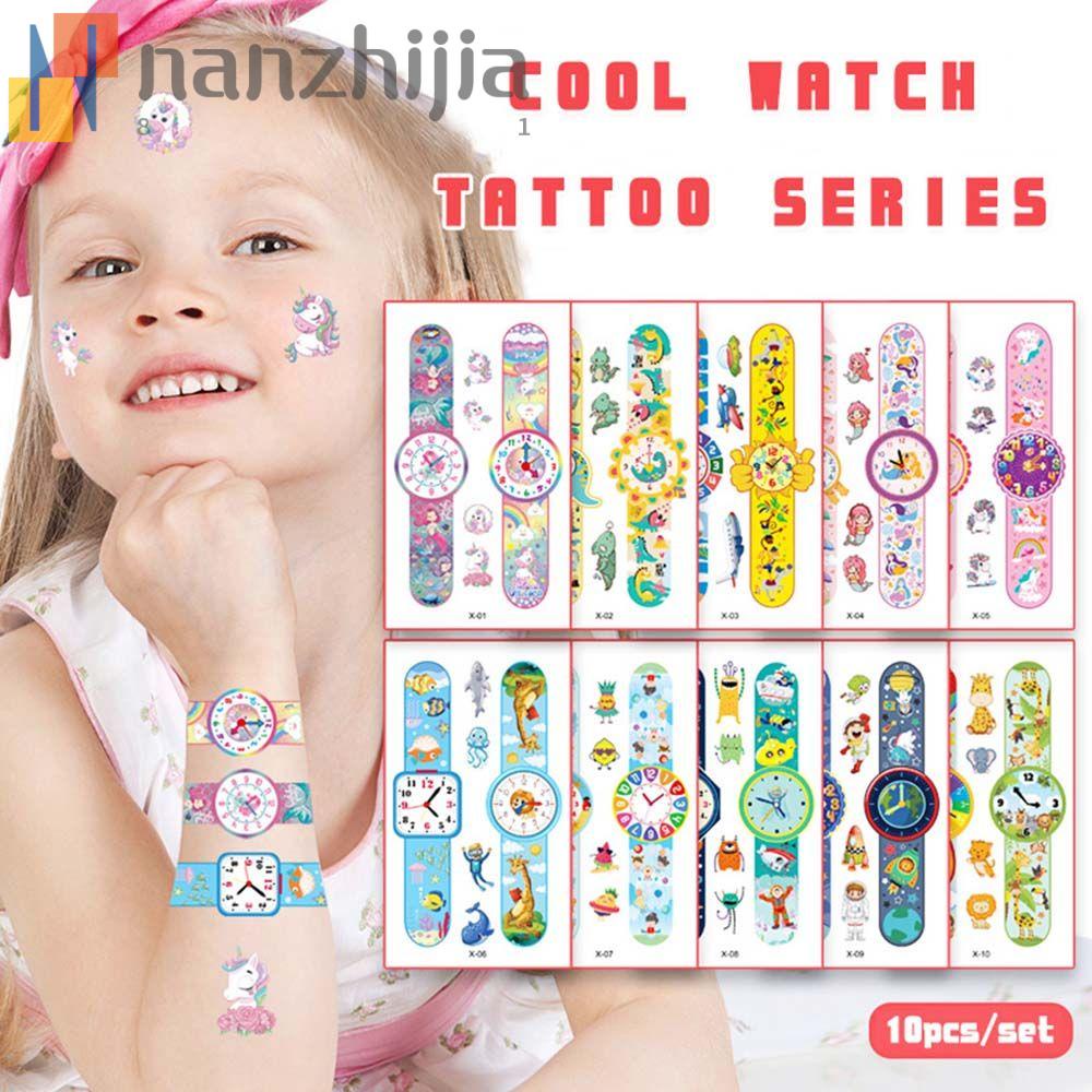 NANZHIJIA Tattoo Stickers Waterproof Lasting Fake Tattoo Face Art ...